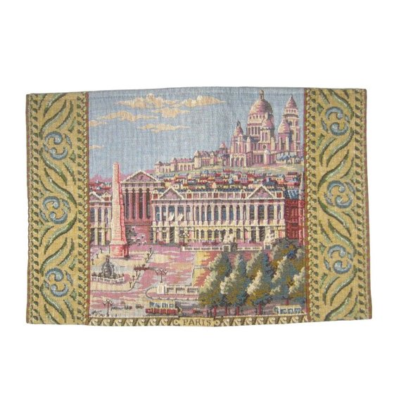Tissages Art De Lys Placemats Set 3 Paris Montmartre 17 In France Tapestry - Picture 3 of 9